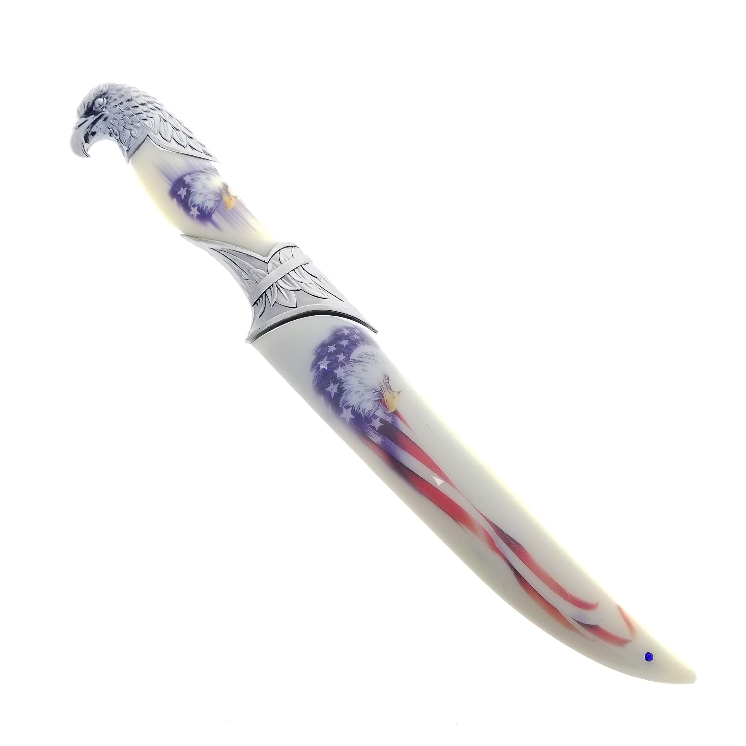 1Sword Fantasy Collection: Wild Anime Fixed Blade Dagger with Etched Blade - Perfect for Collectors, Unique Gifts & Outdoor Camping Adventures
