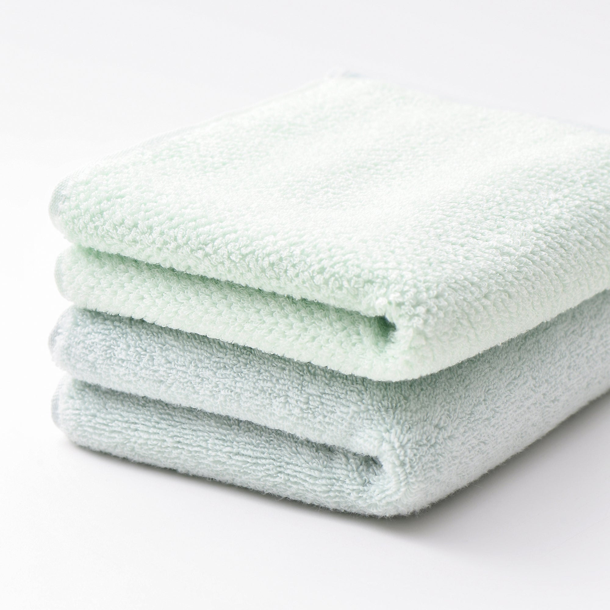 Soft & Absorbent Fuwasara Face Towel Set - 2 Pack Gray | Gentle Exfoliating & Makeup Removal | Perfect for Skincare Routine & Spa Days