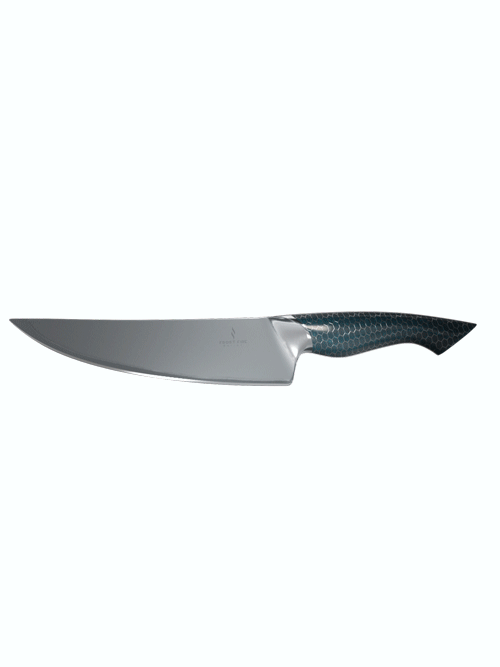 Dalstrong Chef's Knife 8 Inch - Limited Edition Blue Honeycomb Handle Frost Fire Series Arctic Ocean - NSF Certified Professional Kitchen Knife for Cooking, Slicing & Food Prep