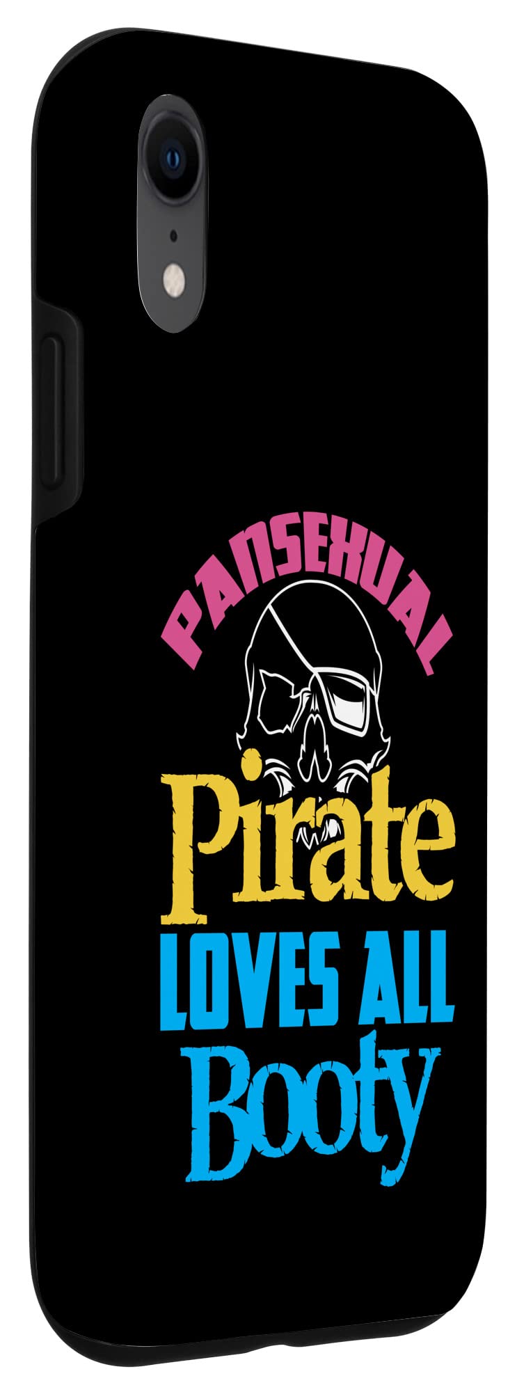 iPhone XR Case - Pansexual Pirate Design - Universal Fit for All Models - Perfect for LGBTQ+ Pride & Pirate Theme Lovers