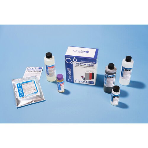 CineStill Cs6 Creative Slide D9 DynamicChrome E-6 3-Bath Quart Kit for Film Development - Perfect for Professional & Home Film Processing, Slide Film Projects, and Creative Photography