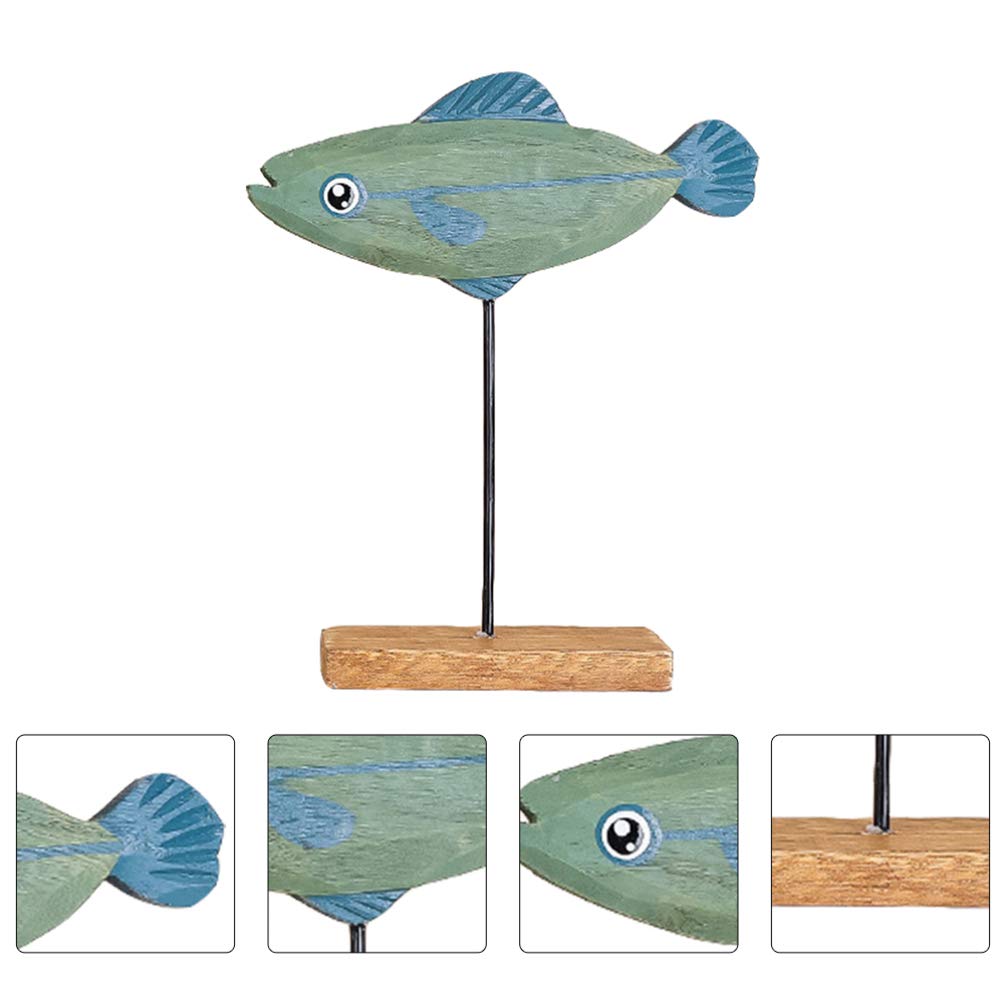 Handmade Wooden Fish Ornament - Christmas Tree Decor, Desktop Decoration, Holiday Gift for Home & Office - Perfect for Xmas Party, Festive Decor, and Seasonal Gifting
