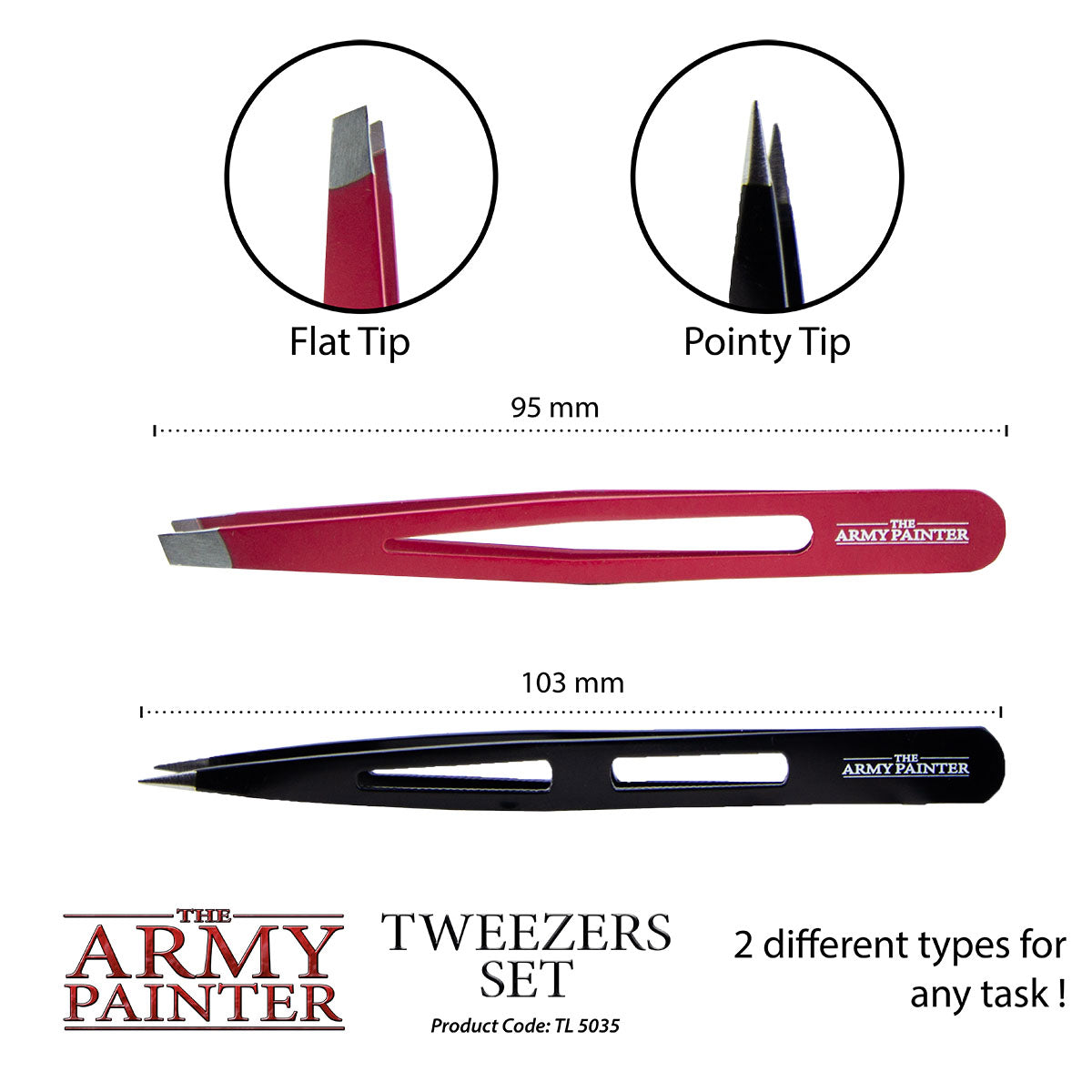 Professional Stainless Steel Tweezers Set - Precision Slant Tip, Pointed & Flat Head for Eyebrows, Splinters & Crafts - Perfect for Home, Salon & First Aid Kits