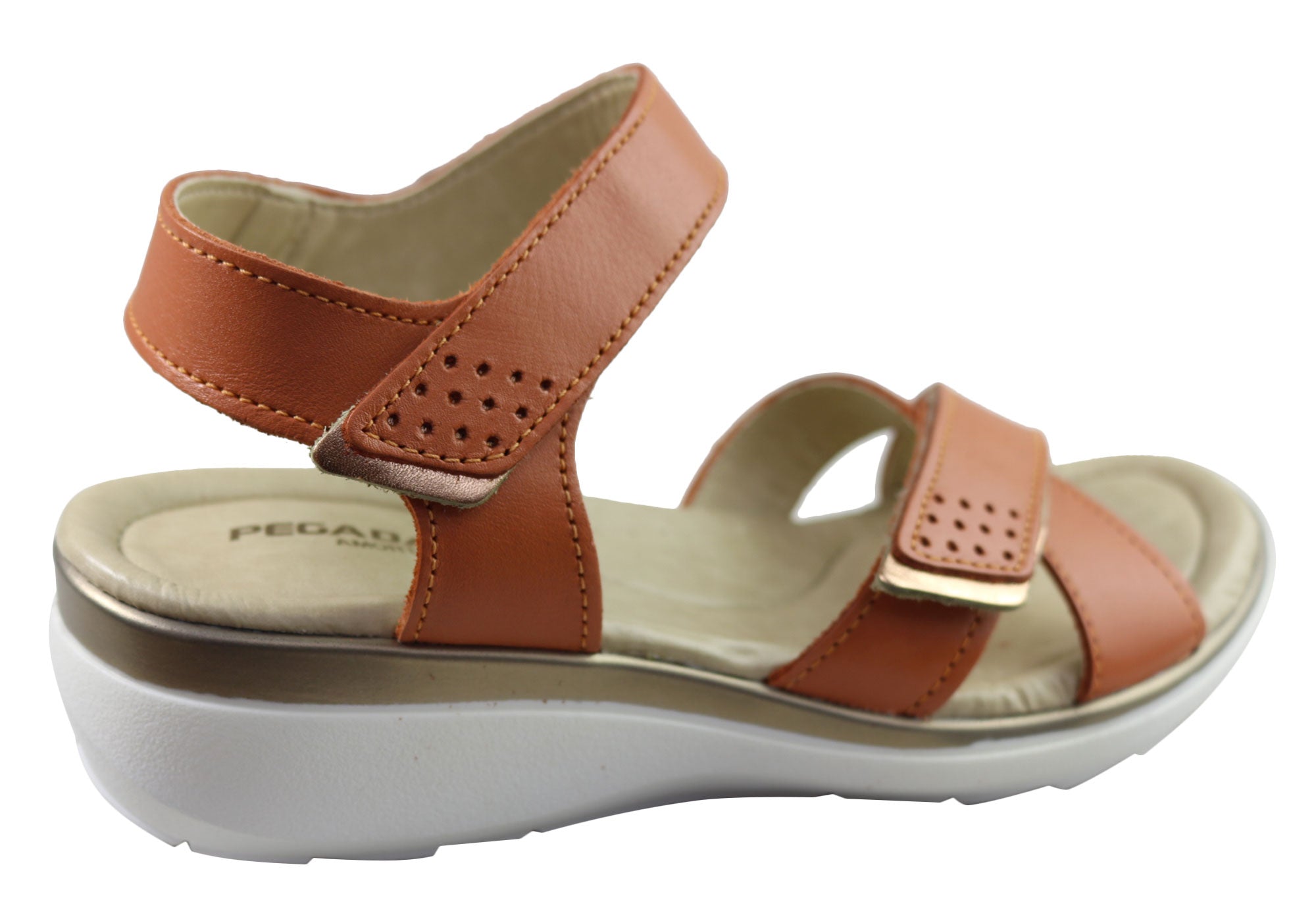 Pegada Kerala Women's Comfortable Leather Sandals - Handmade in Brazil - Perfect for Beach, Vacation & Summer Outfits