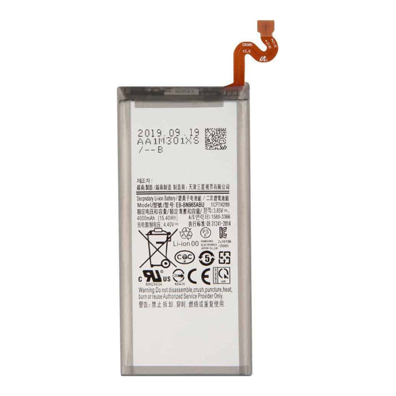 Samsung Galaxy Note 9 Replacement Battery - EB BN965ABU OEM Compatible High Capacity Battery for Note 9 - Perfect for DIY Phone Repair & Battery Replacement at Home or Office