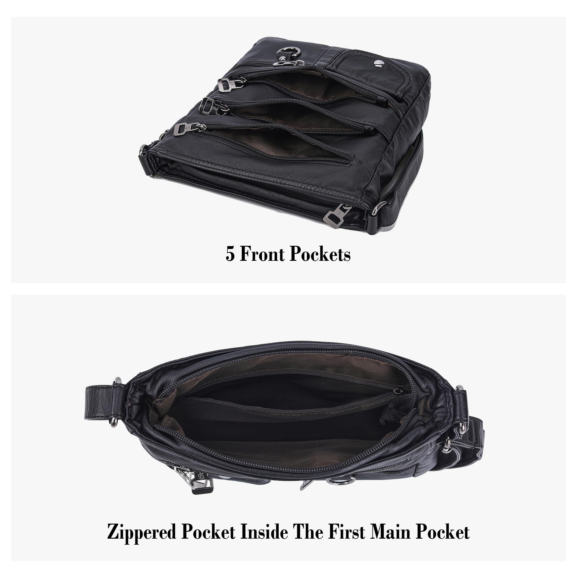 MINICAT Small Crossbody Purse for Women - Soft Synthetic Leather Shoulder Bag - Perfect for Travel, Shopping & Everyday Use