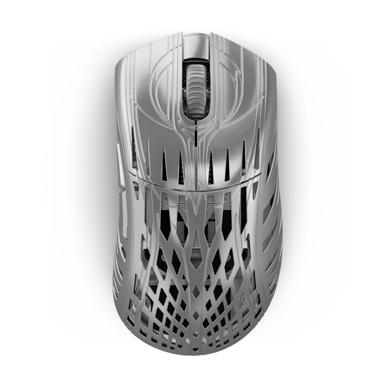 Pwnage StormBreaker Magnesium Wireless Gaming Mouse - Platinum Edition | Ultra-Lightweight Ergonomic Design for PC & Mac | Perfect for FPS, MOBA & Esports Gaming