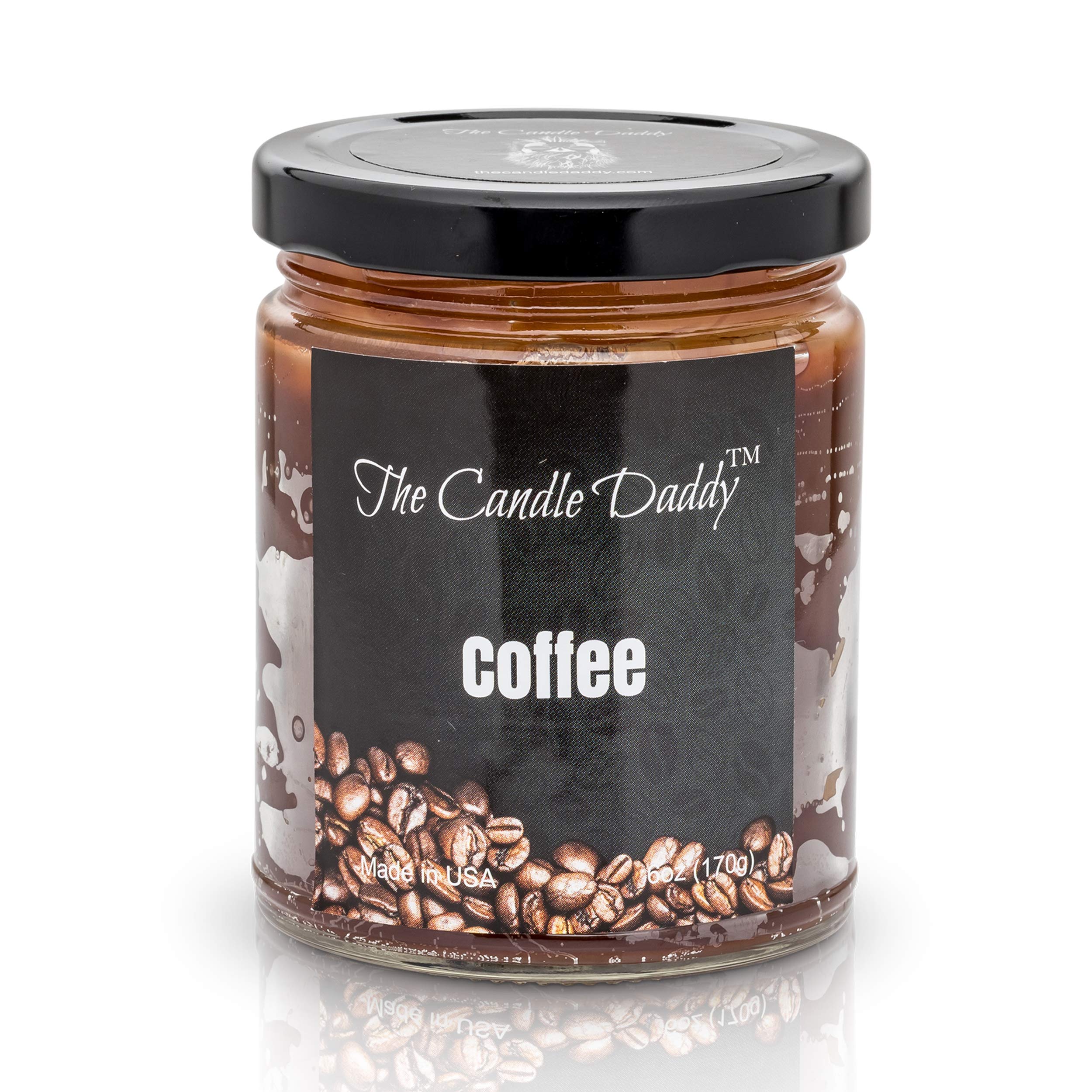 Premium Coffee Scented Candles & Wax Melts Set - 2 x 6oz Soy Candles + 3 x 2oz Wax Melts - Aromatic Home Decor for Kitchen, Office & Relaxation