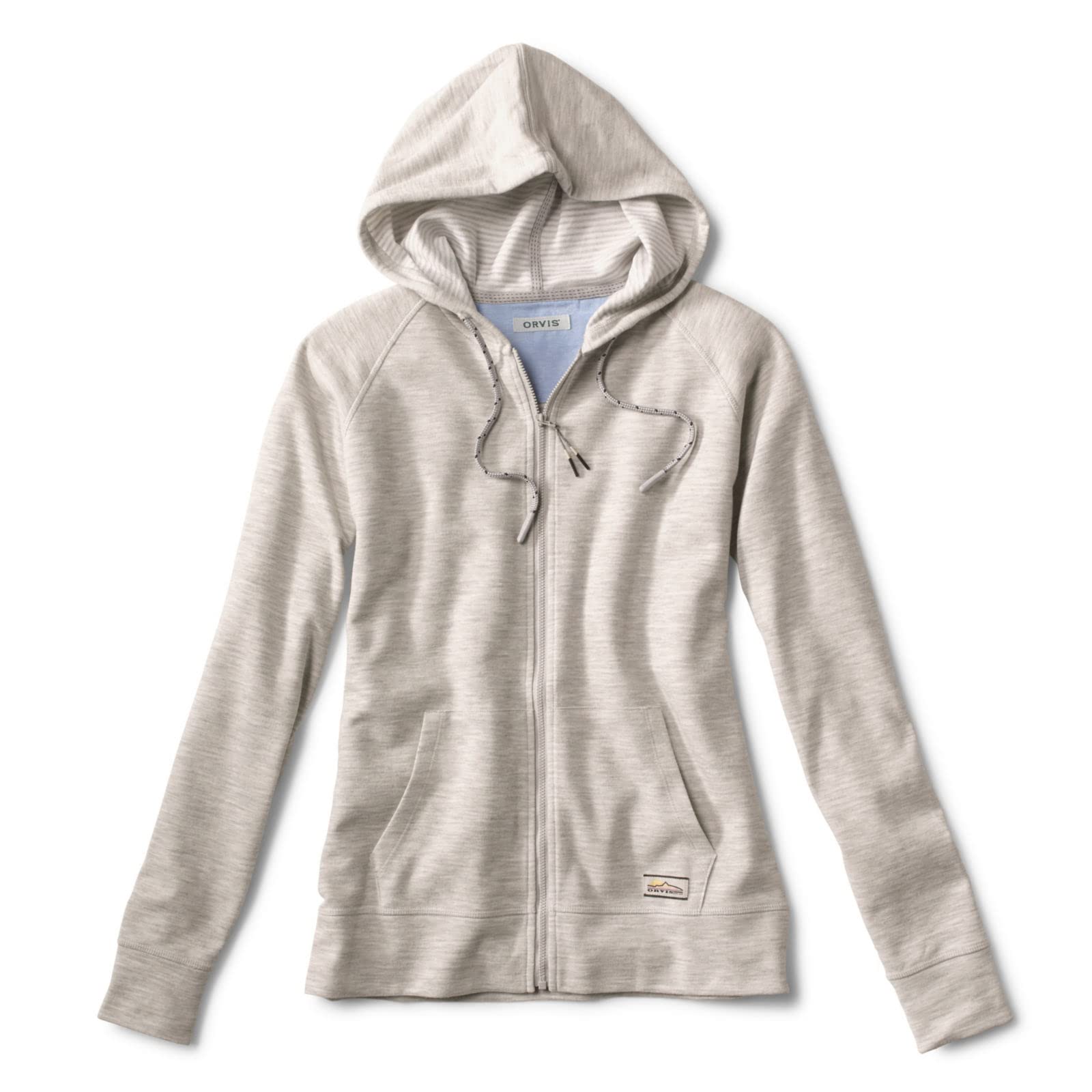 Orvis Women's The Journey Full Zip Hoodie - Lightweight Fleece Jacket for Hiking & Outdoor Activities | Comfortable Travel Hoodie for Camping & Casual Wear