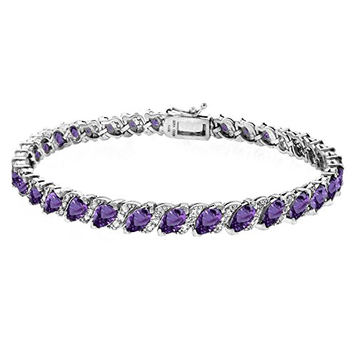 African Amethyst (Dark)- Silver
