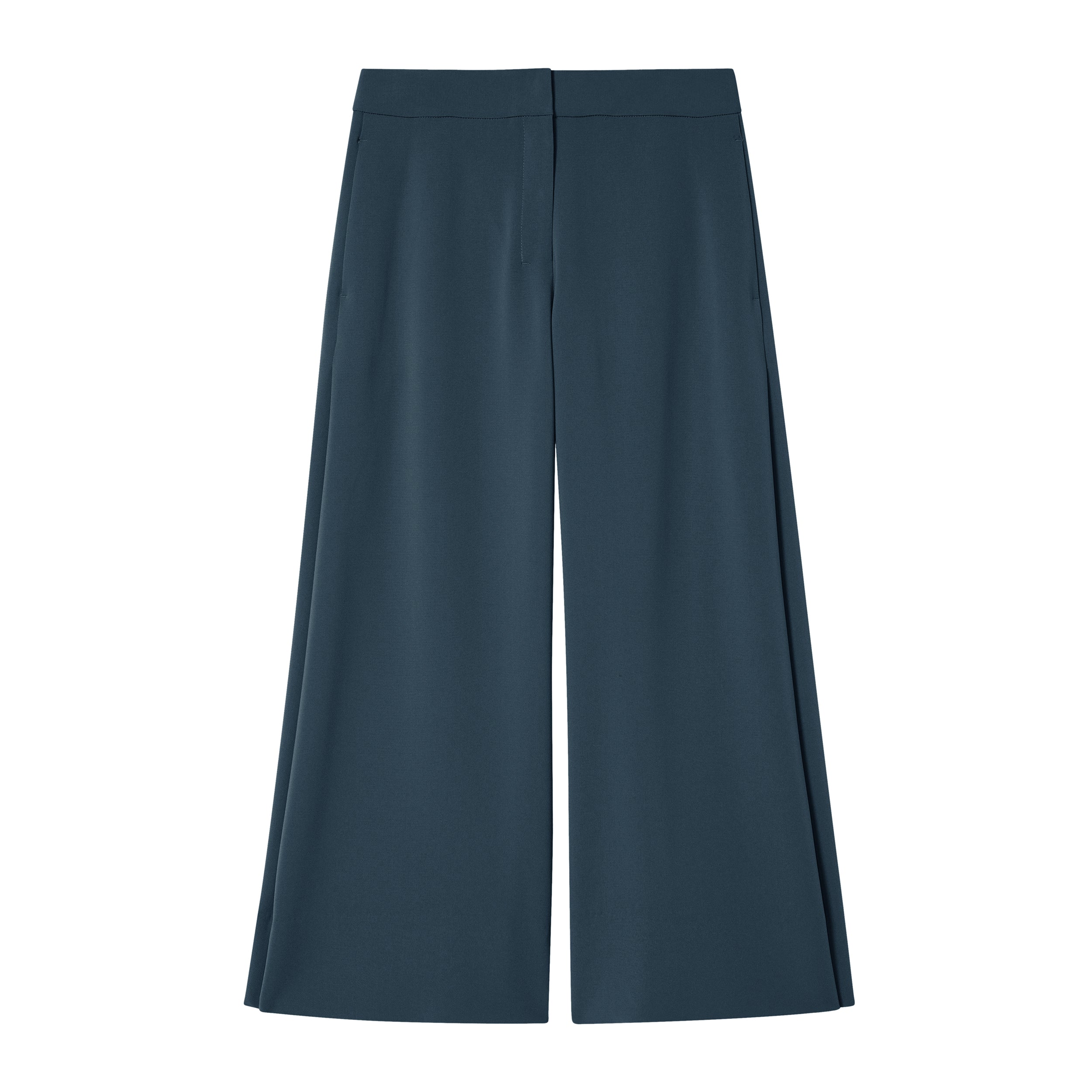 Eco-Friendly Heavy Soft Wave Culottes - Comfortable and Stylish Women's Pants for Casual Wear, Office, and Beach Outings