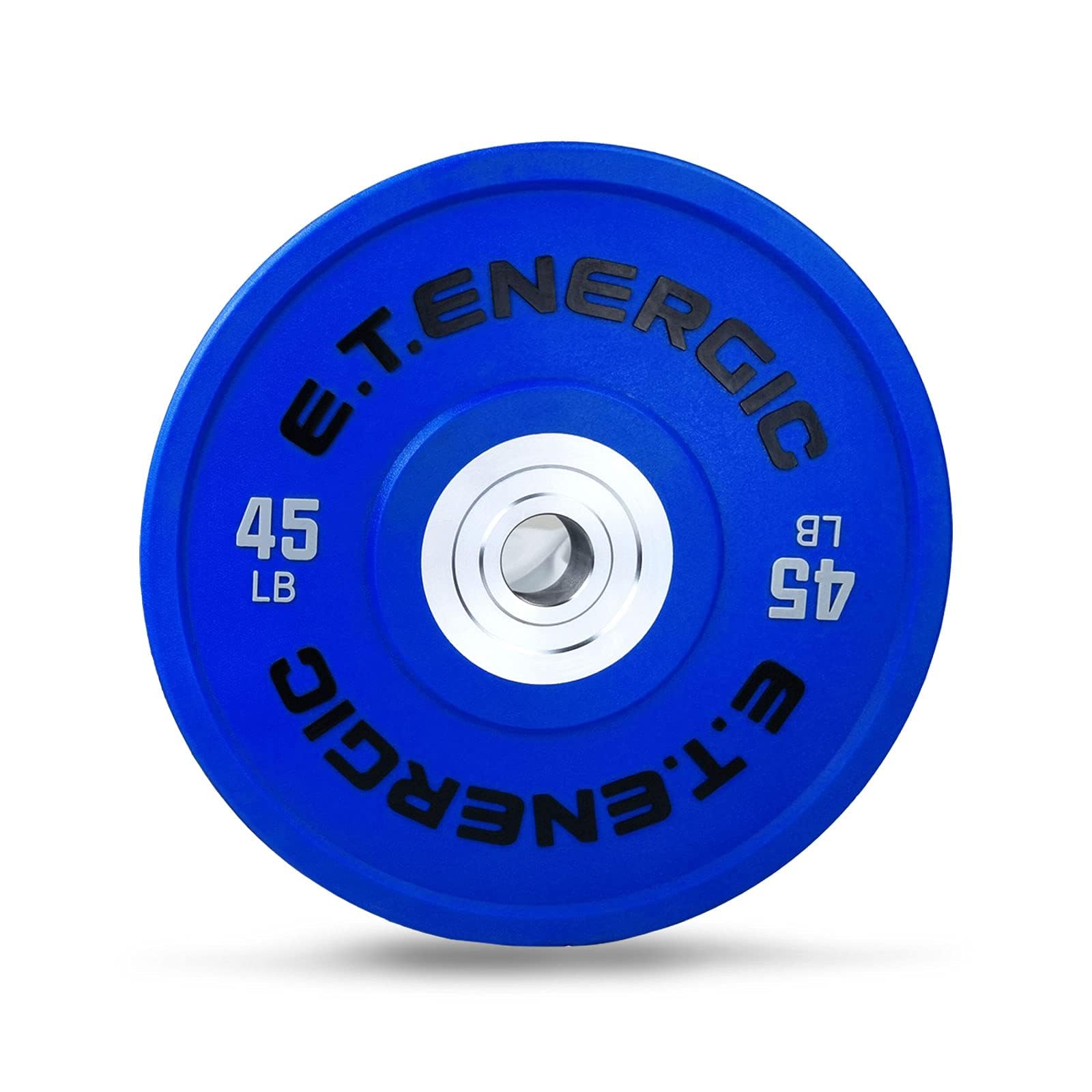 10LB to 55LB Olympic Bumper Plates Set - Odorless Rubber Weight Plates with 2