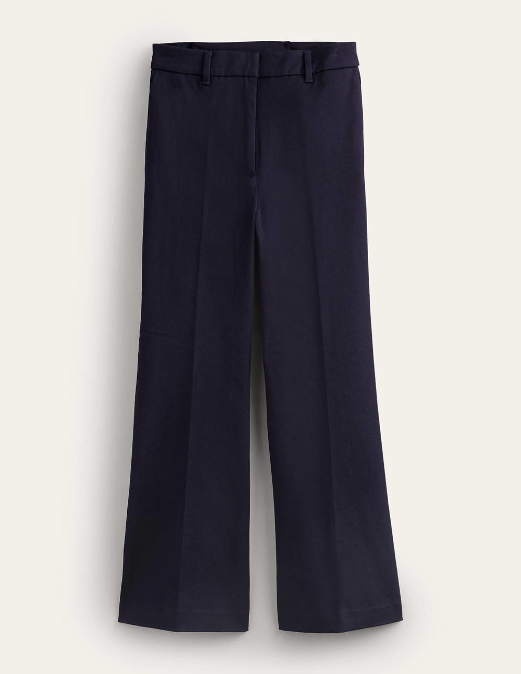 Women's High Waist Bi-Stretch Flare Pants - Navy Blue | Comfortable & Stylish Yoga Pants for Workout, Lounge & Everyday Wear