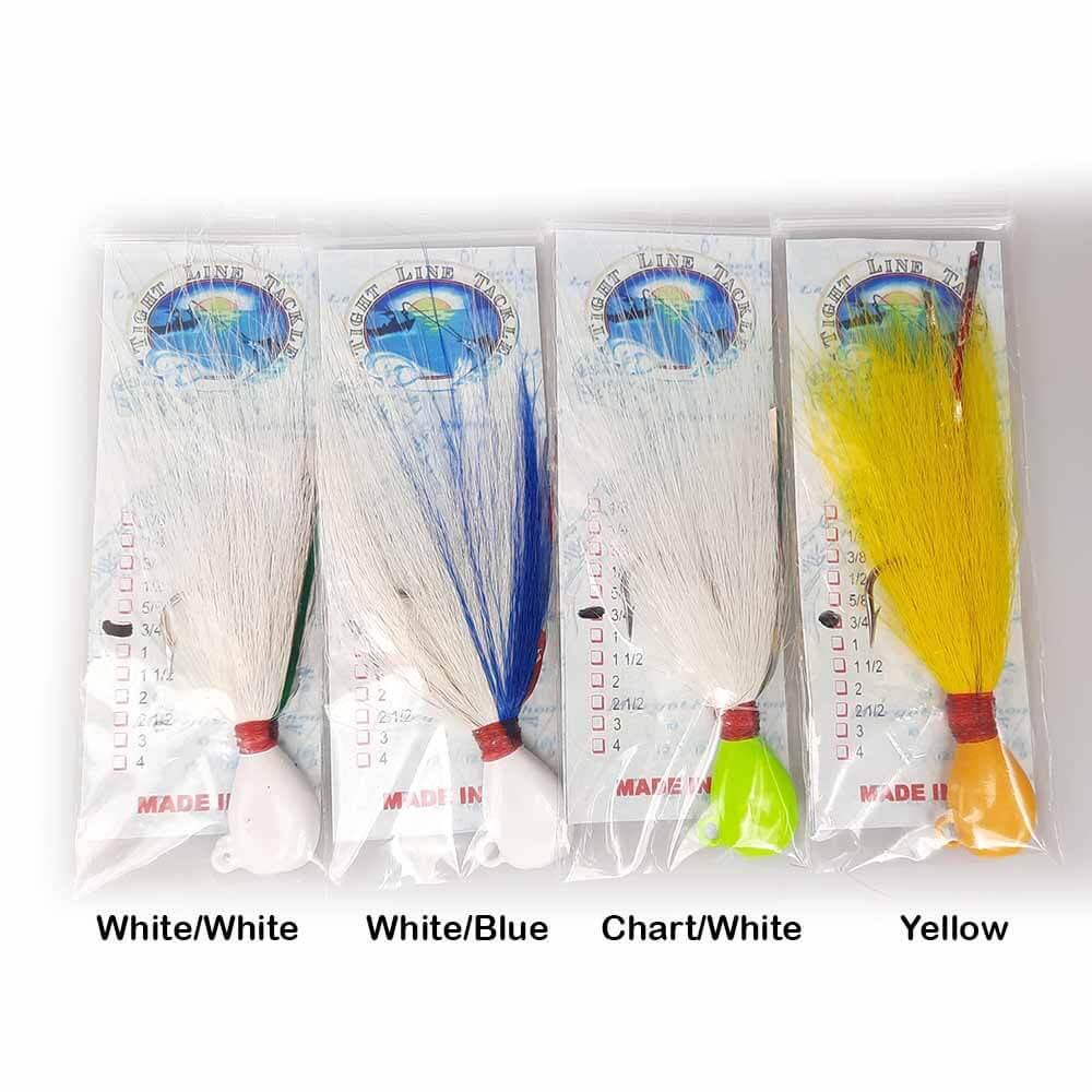 Tight Line Tackle 1/2OZ Upperman Jigs - Premium Fishing Lures for Bass, Walleye & Trout - Perfect for Freshwater & Saltwater Angling