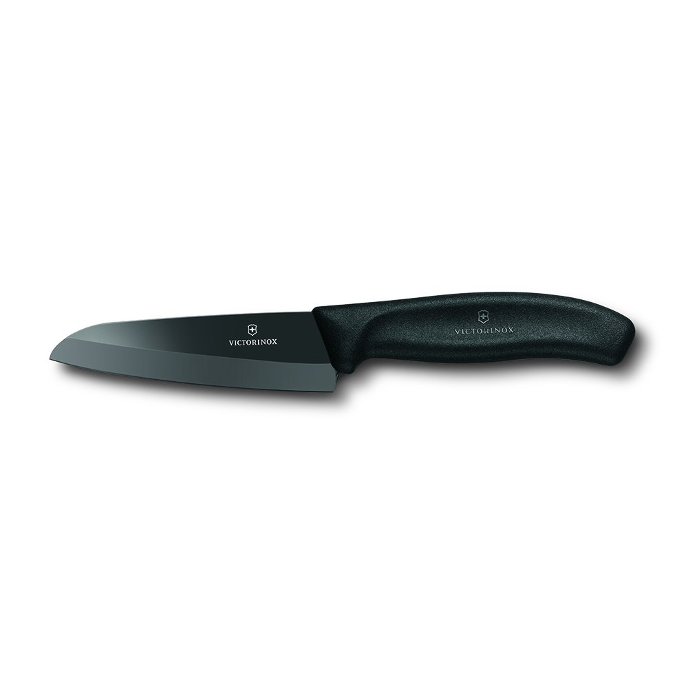 Victorinox Santoku SwissClassic 8-Inch Bread Knife with Black Synthetic Handle - Perfect for Slicing Bread, Cakes & Pastries - Ideal for Home Kitchens & Professional Bakers