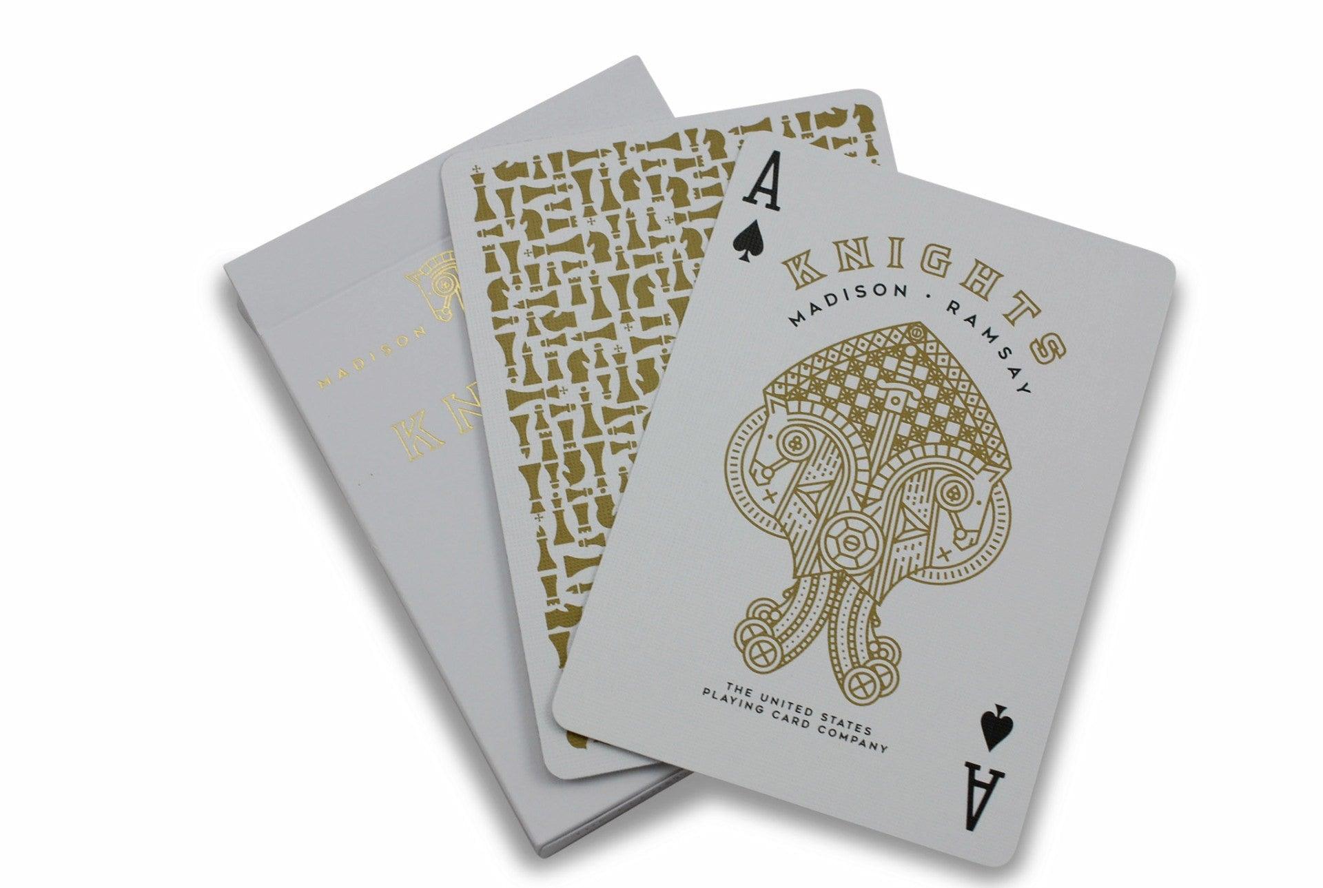 Premium Knights V2 Playing Cards - 52 Poker Deck for Magic Tricks, Cardistry & Casino Games | Ideal for Poker Nights, Card Magic Shows & Professional Card Flourishes