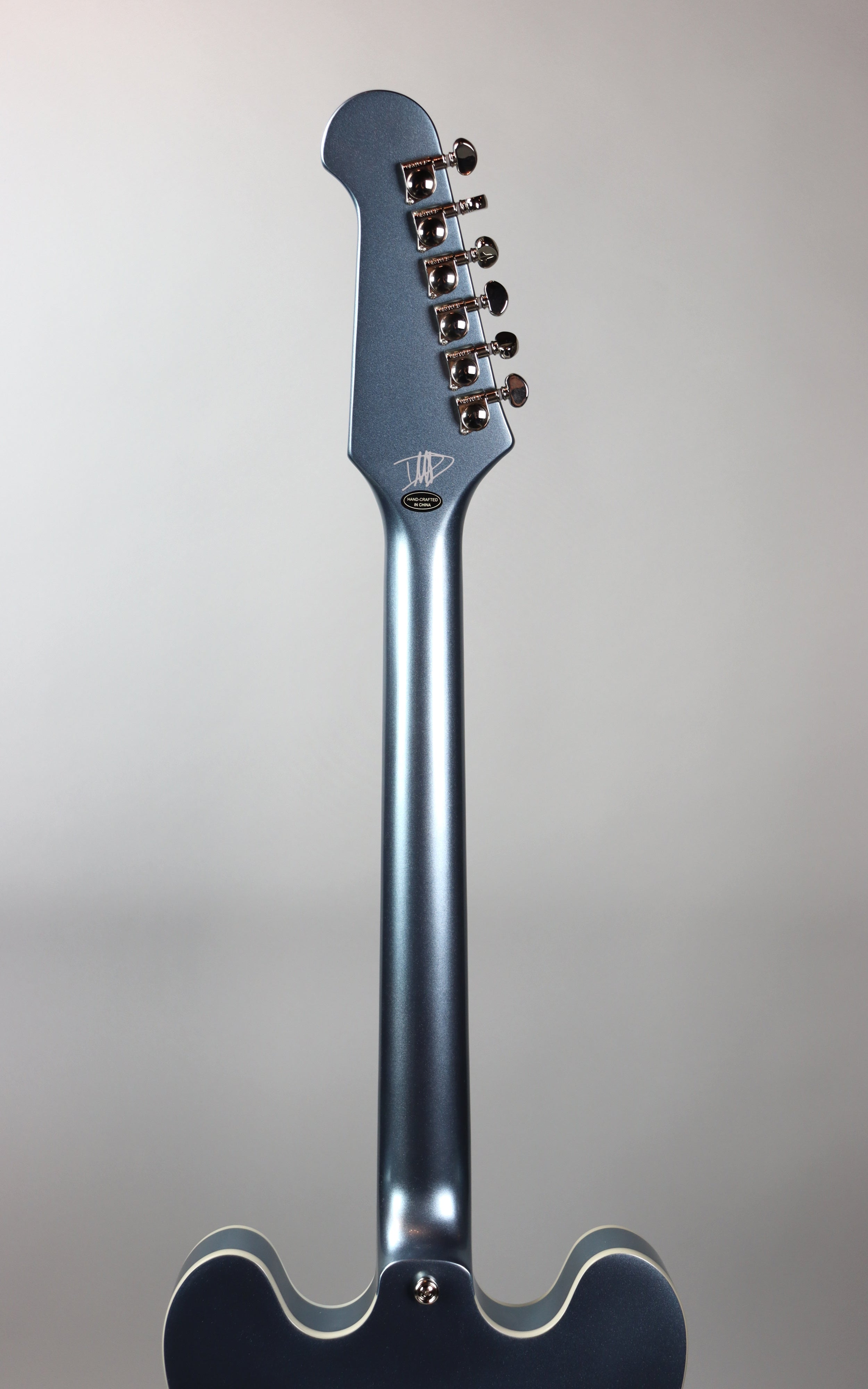 Epiphone Dave Grohl DG-335 Electric Guitar in Pelham Blue - Perfect for Rock, Blues & Stage Performances