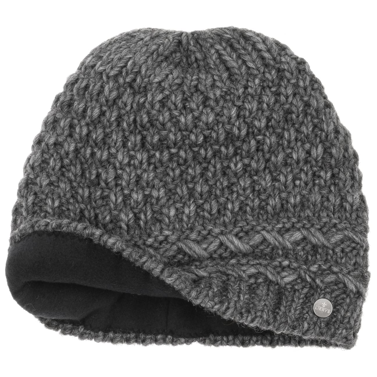 Lierys Pinea Beanie with Soft Fleece Lining - Warm Winter Knit Hat for Men & Women - Perfect for Skiing, Hiking & Outdoor Activities