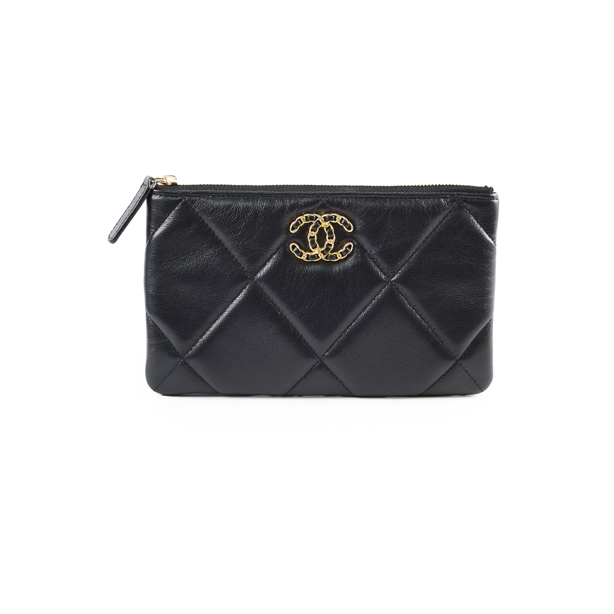 Chanel 19 O Case Black 30 Series - Luxury Leather Wallet for Women | Perfect for Everyday Use & Travel Accessories