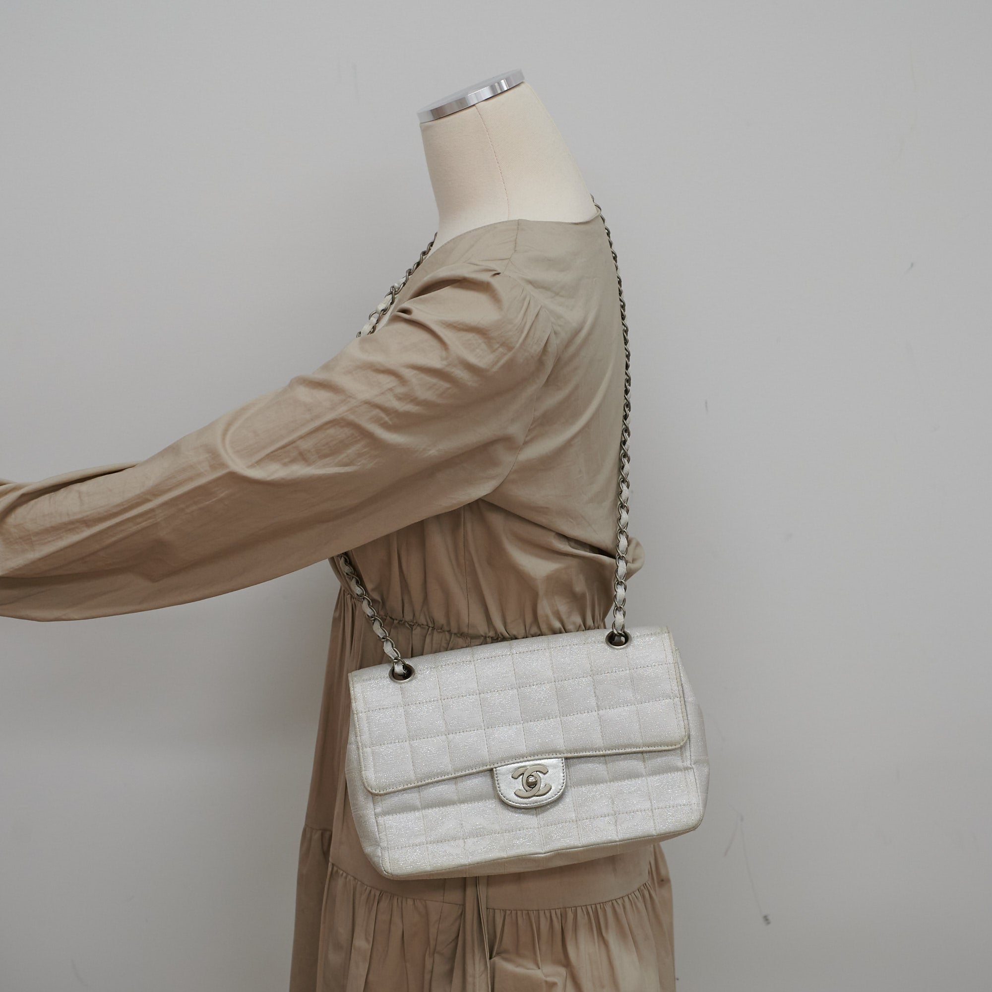 Chanel New Travel Line Chain Shoulder Bag Silver - Luxury Crossbody Purse for Women, Perfect for Travel, Date Night & Everyday Use
