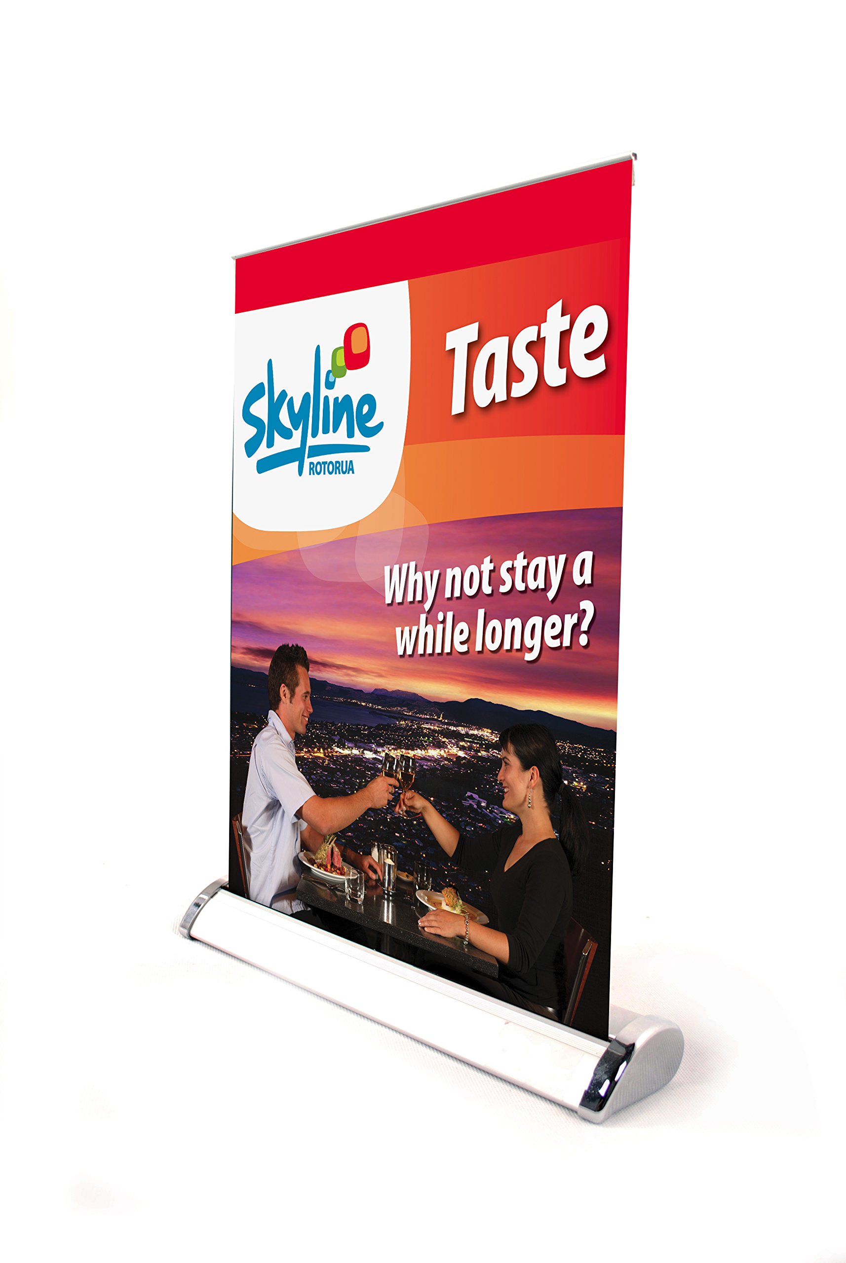 Mini Roll Up Stand A3 Banner - Double Sided Retractable Display for Trade Shows & Exhibitions