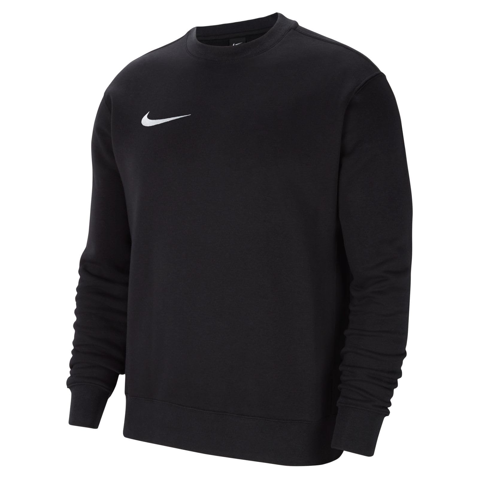 Nike Men's Black and White Sweatshirt - Comfortable Cotton Pullover for Casual Wear, Gym, and Outdoor Activities