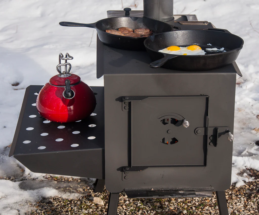 Englander Black Bear Camp Stove ESW0032 - Portable Outdoor Wood Burning Stove for Camping, Hiking & Backpacking | Compact & Lightweight Design for Easy Transport | Perfect for Cooking, Heating & Survival Situations