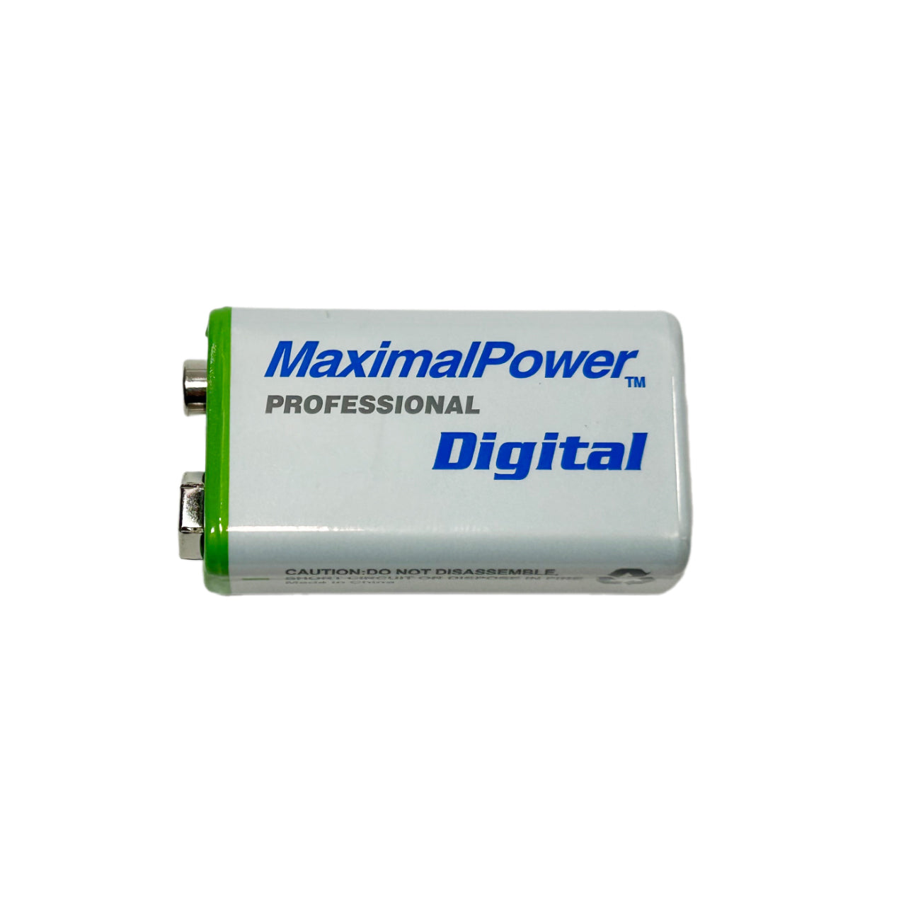MaximalPower 9V 600mAh Lithium Ion Rechargeable Battery - Long Lasting High Capacity 9 Volt Block Battery for Smoke Detectors, Guitar Pedals & Electronic Devices