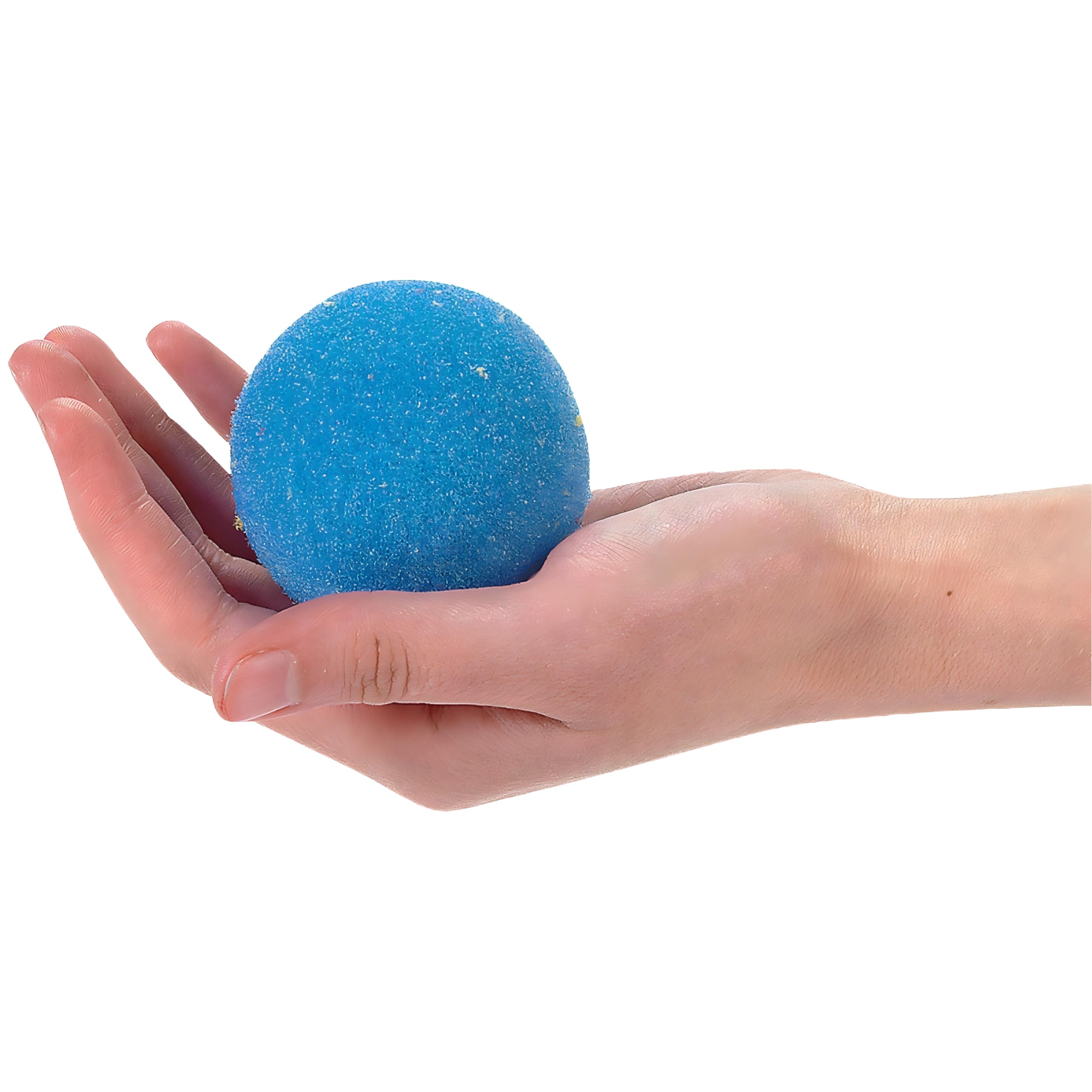 Sponge Balls (2.5 Inch) - Soft Throwable Toy Set of 12 - Perfect for Water Games, Pool Parties, and Kids Outdoor Activities