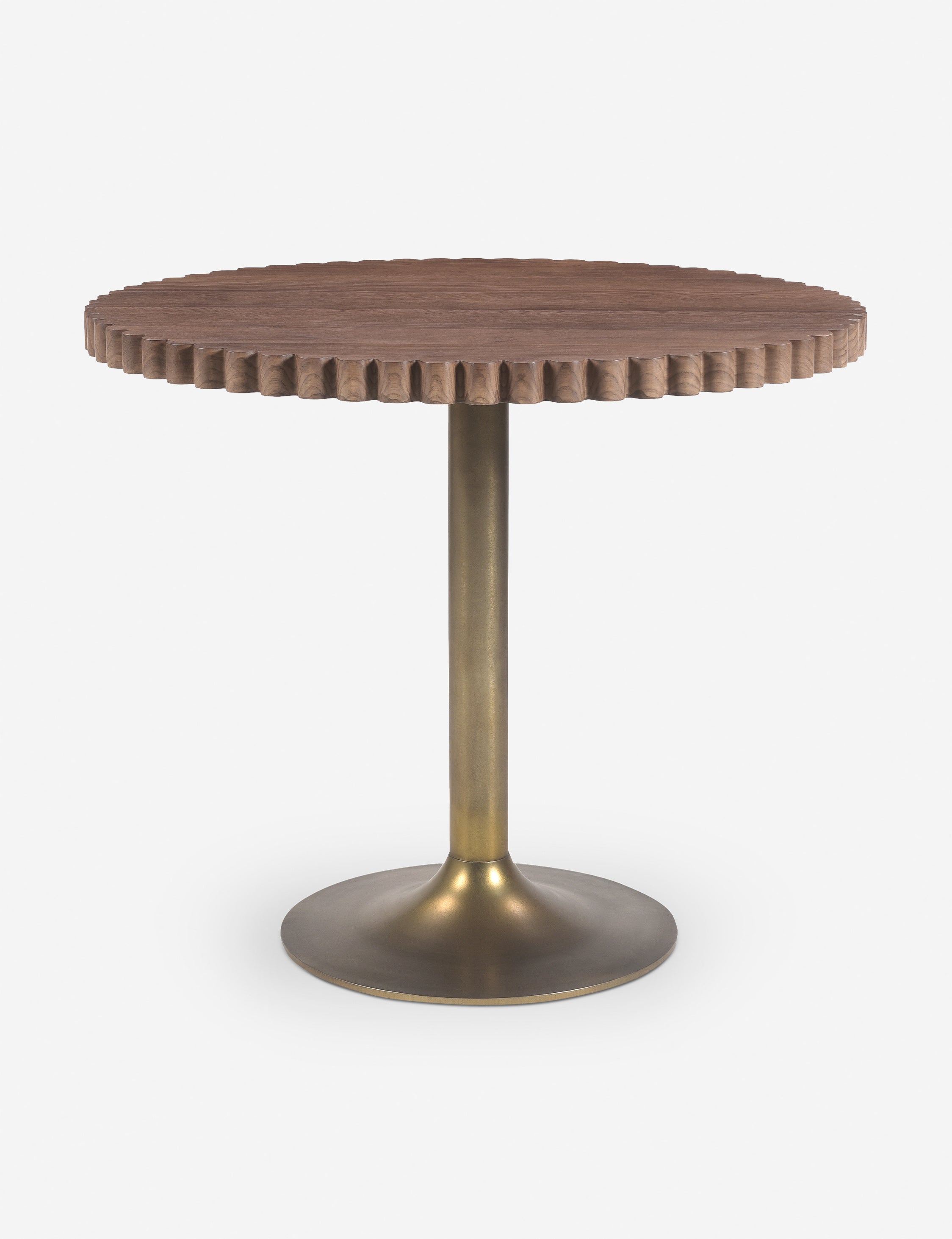 Abruzzo Round Dining Table - 42 Inch Modern Wooden Kitchen Table for 4-6 People | Perfect for Small Spaces, Breakfast Nook & Family Dinners