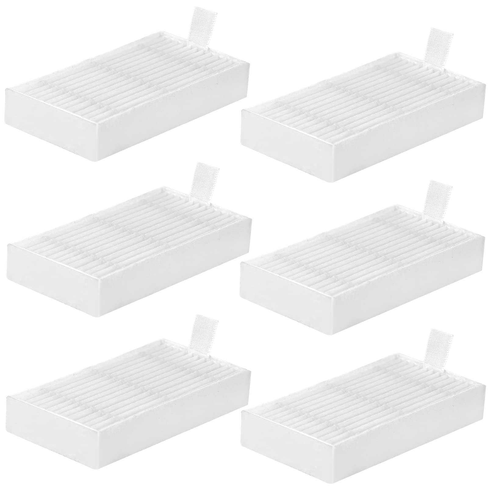 HEPA Filters Replacement for I-LIFE V3s V3s-pro V5 V5s V5s Pro Robotic Vacuum Cleaner - 6 Pack - Perfect for Pet Hair, Dust and Allergen Removal in Home Cleaning