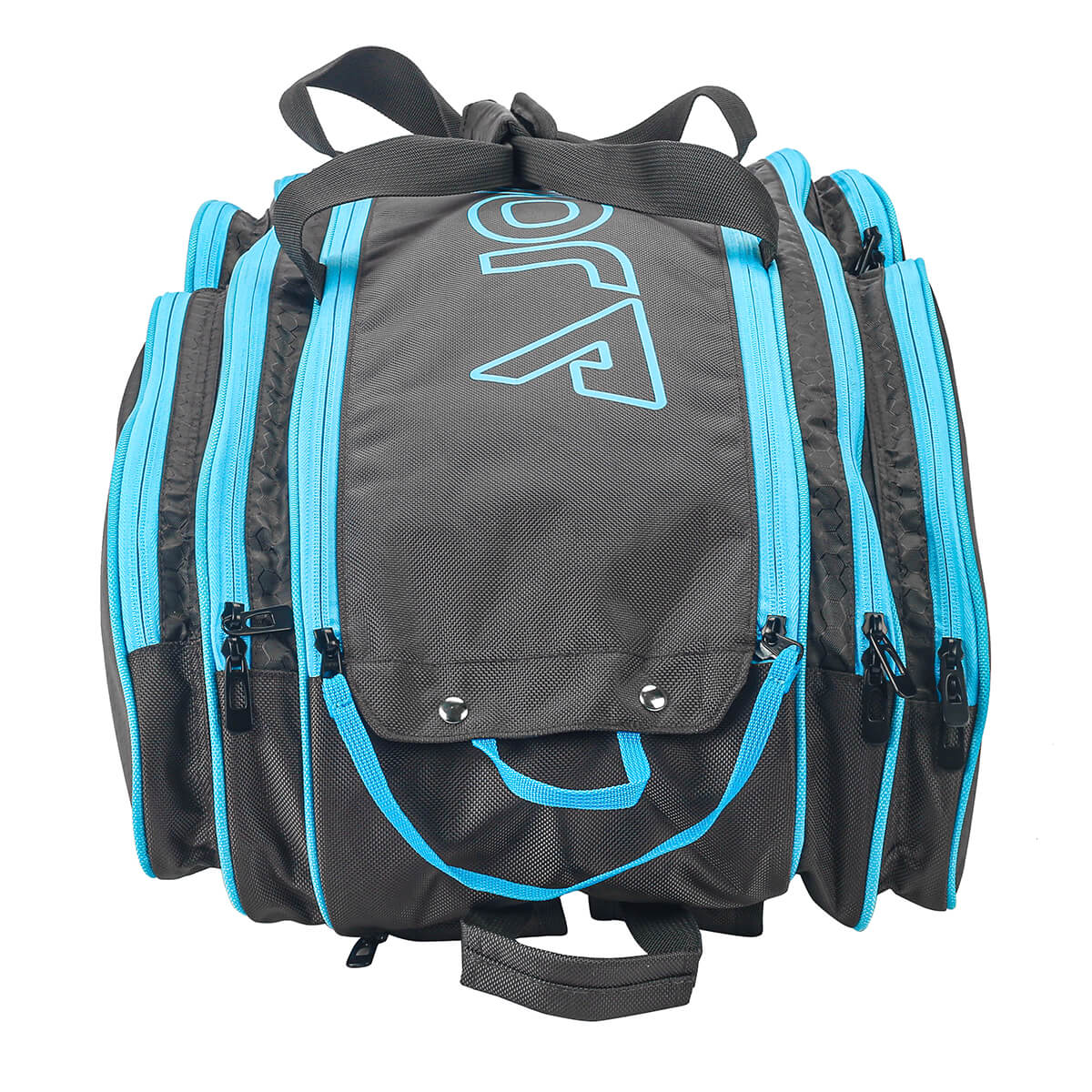 JOOLA Tour Elite Pickleball Bag (Black/Light Blue) - Premium Paddle Tennis Backpack for Men & Women - Perfect for Tournaments, Training & Travel Accessories