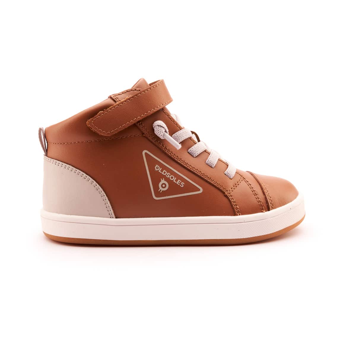 Old Soles Boys' 1000 Brigade High Top Sneakers - Tan/Gray - Comfortable Casual Shoes for Kids | Perfect for School, Play & Everyday Wear