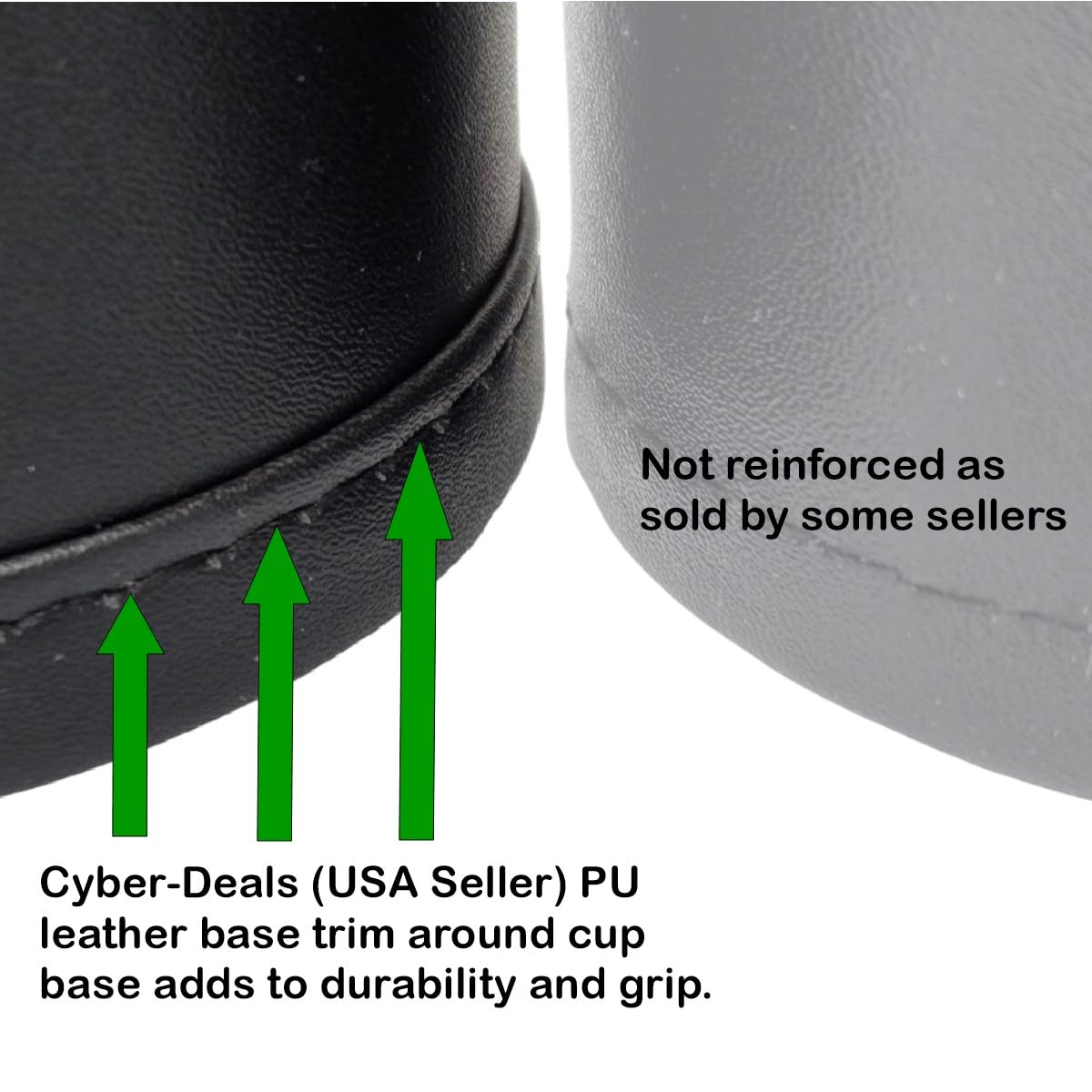 Premium Spanish Dice Cup Set - PU Leather with Reinforced Base & Felt Lining for Casino & Home Games