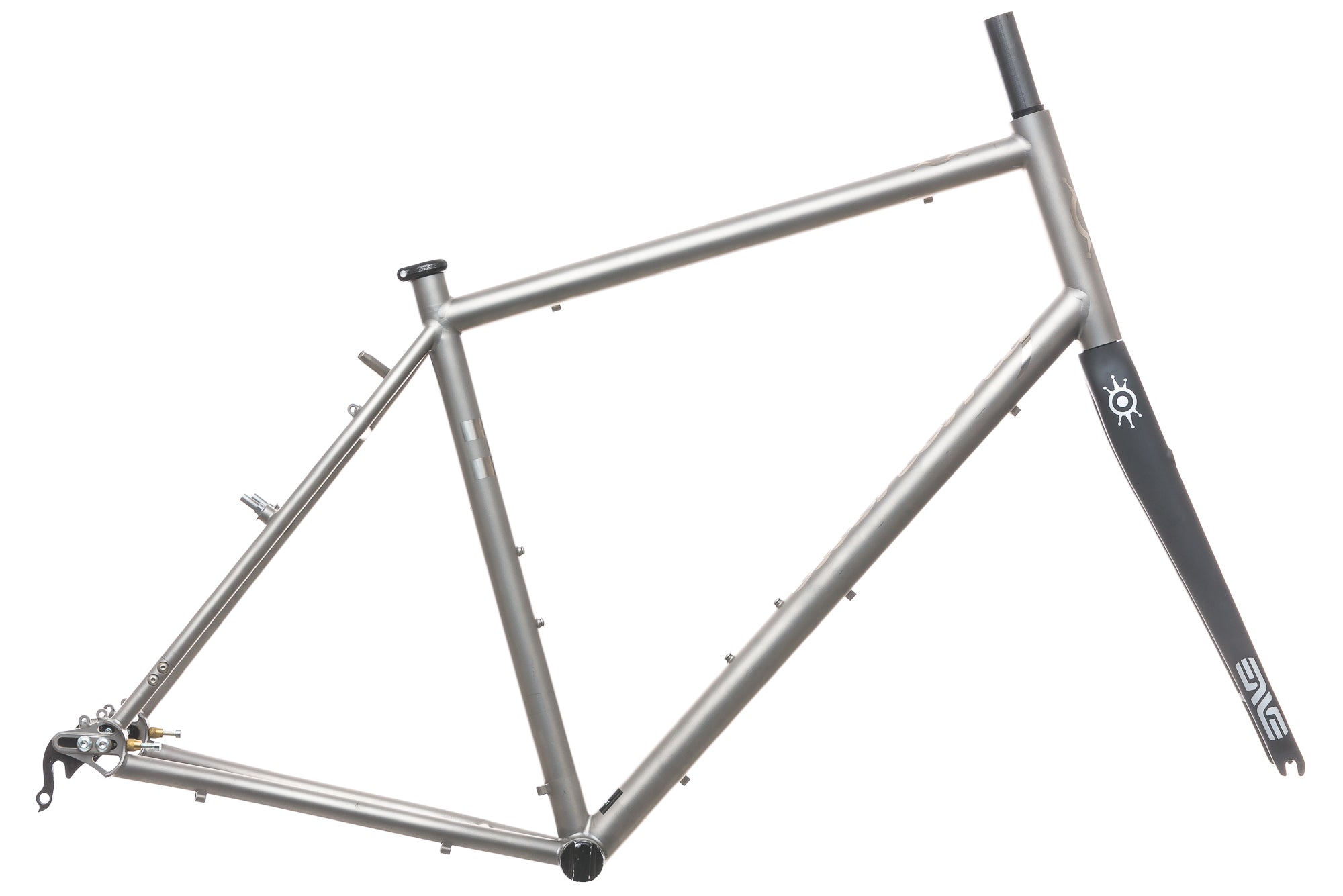 Alchemy Custom Titanium 55cm Road Bike Frameset - Lightweight & Durable Cycling Frame for Road Racing & Endurance Rides