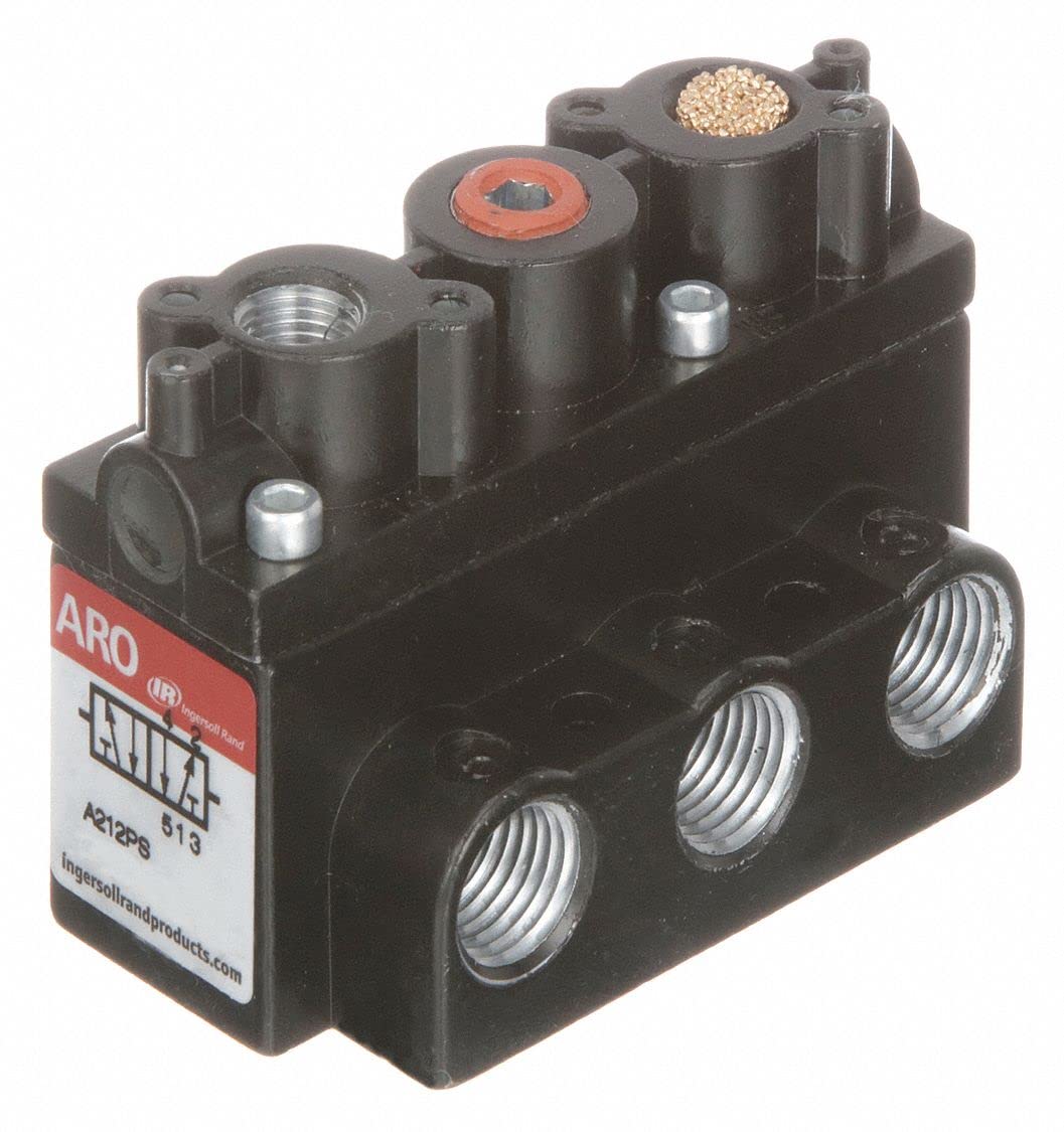 ARO 4-Way Body Ported Air Pilot Directional Control Valve - A212PS - for Industrial Pneumatic Systems & Automation Equipment