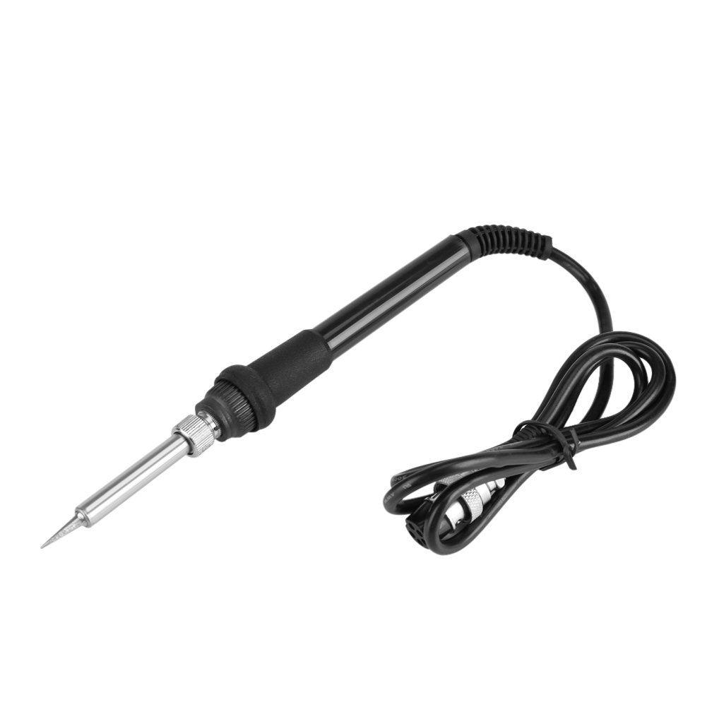 50W Electric Soldering Iron Kit with A1322 Heat-Resistant Rubber Handle - Professional Solder Station for Metal Work, Electronics Repair & DIY Projects (5 Hole Tips) - Perfect for Home Improvement, Circuit Board Fixing, and Jewelry Making