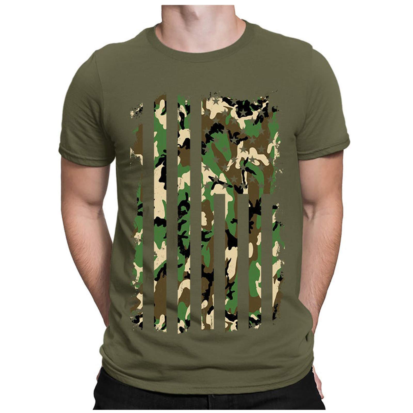 EELHOE Funny 3D Printed Men's T-Shirts - Streetwear Fashion Muscle Fit Gym Shirts for Bodybuilding & Casual Wear | Perfect for Workouts, Parties & Everyday Style