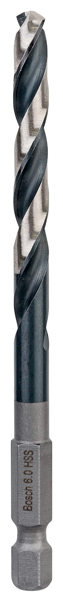 Bosch Professional Impact Control HSS Twist Drill Bit Set - 6mm x 57mm x 98mm Metal Drill Bits for Impact Drills | Perfect for Metalworking, DIY Projects & Construction Use