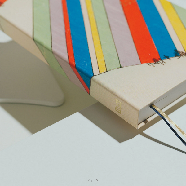 Hobonichi Techo 2025 Planner - A5 Size Daily Journal with Rainbow Art Cover, English Edition | January Start, Monday Week Format | Perfect for Bullet Journaling, Creative Writing & Productivity Tracking