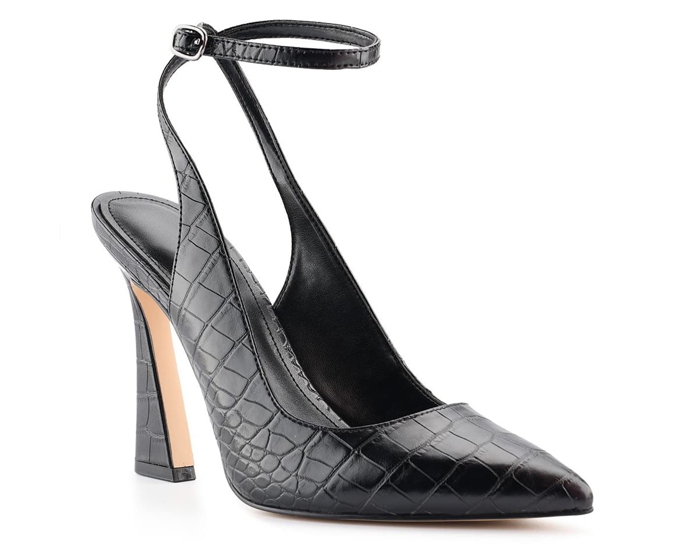 Women's Pointed Toe Pumps - Closed Toe Ankle Strap Heels for Wedding, Party & Evening Dress | Slingback High Heel Dress Shoes for Women | Perfect for Bridal, Prom & Formal Occasions