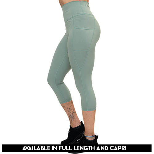 Breathable Eucalyptus Leggings for Women - High Waist Yoga Pants, Workout & Lounge Wear - Perfect for Yoga, Running & Everyday Comfort