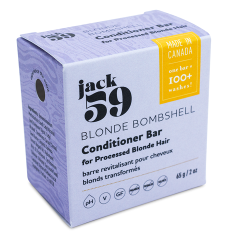 Jack59 Solid Shampoo & Conditioner Bars - Natural Hair Care for All Hair Types - Perfect for Travel, Gym & Eco-Friendly Home Use