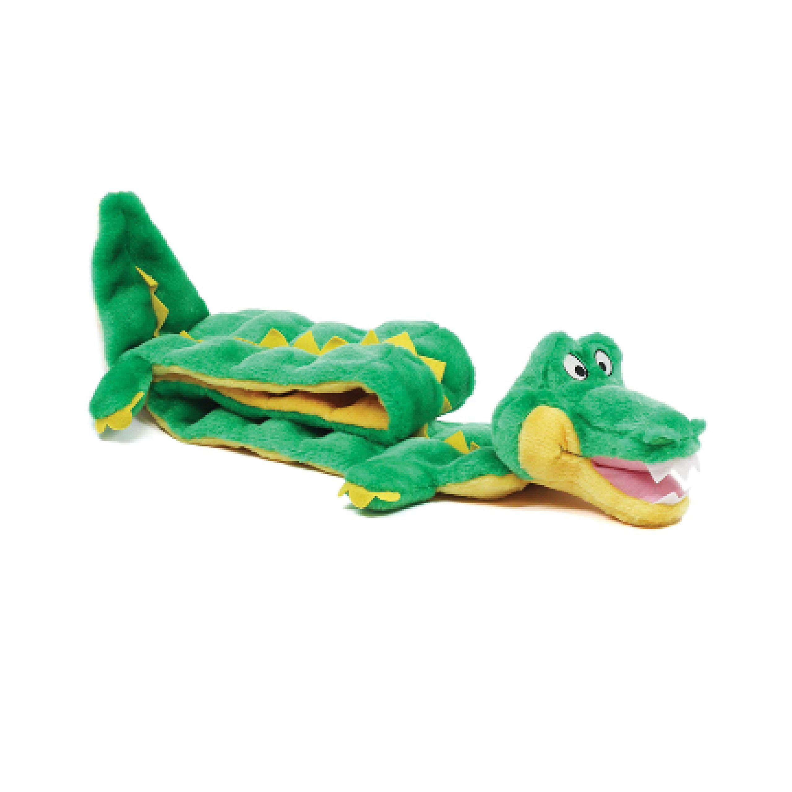 Outward Hound Squeaker Matz Plush Alligator Dog Toy - XXL Large Size for Big Dogs | Interactive Chew Toy for Aggressive Chewers, Outdoor Play & Training Rewards