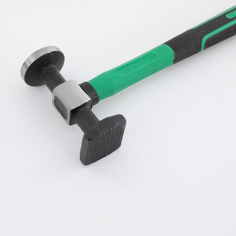 CNCEST 9-Piece Auto Body Hammer and Dolly Kit - Professional Fender Repair Tool for Dent Removal, Car Sheet Metal Shaping & Movable Auto Body Repair - Perfect for DIY Auto Body Work, Collision Repair, and Professional Automotive Restoration