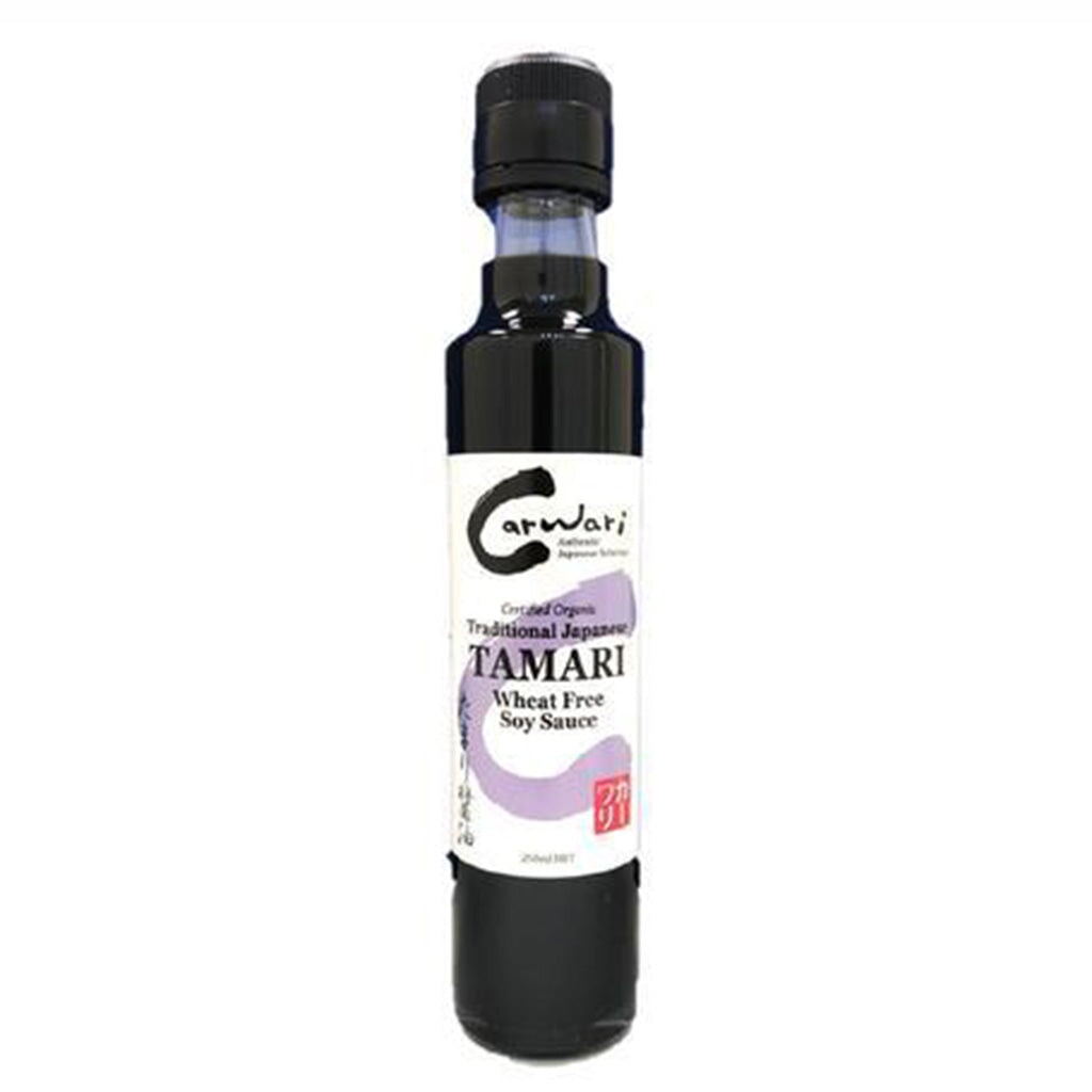 Organic Tamari Soy Sauce by Carwari - Gluten-Free, Non-GMO, Rich Umami Flavor for Sushi, Stir-Fry & Asian Cooking
