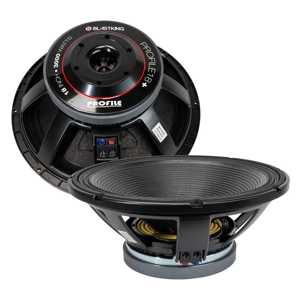 Blastking PROFILE18+ 18 Inch 3000 Watts High Output Woofer - Powerful Bass for Car Audio, Home Theater & Live Music Performances