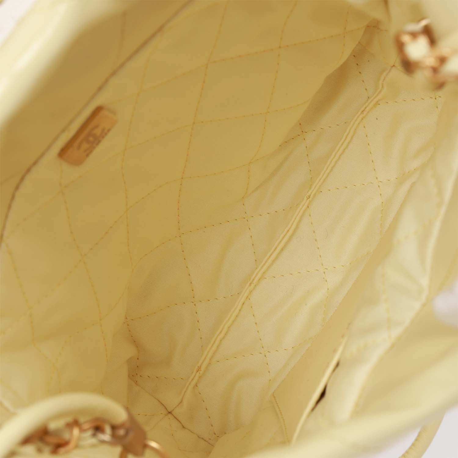 Chanel Mini 22 Bag in Yellow Calfskin Leather with Gold Hardware - Luxury Crossbody Bag for Women, Perfect for Parties, Dates & Everyday Use