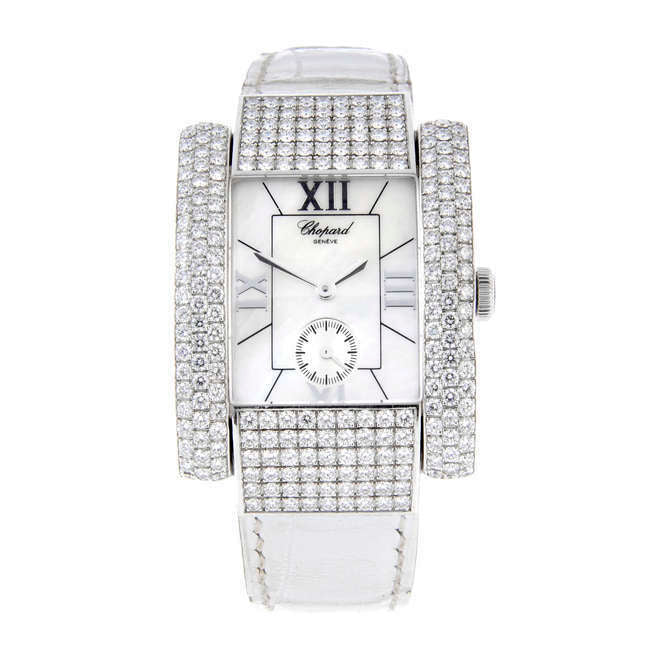 Chopard La Strada 18K White Gold Diamond Ladies Watch - Luxury Women's Timepiece for Special Occasions & Elegant Events