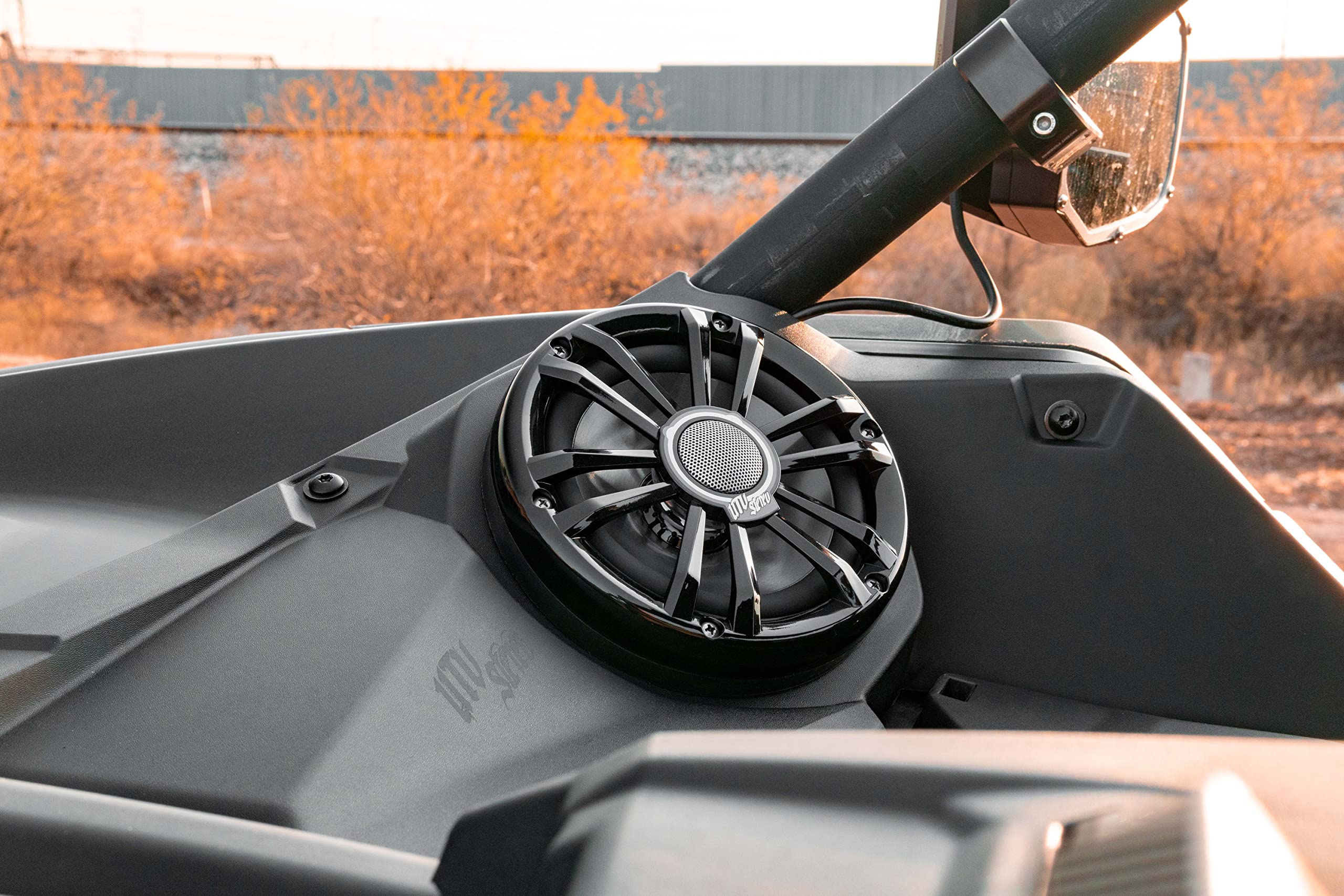 Can-Am Maverick X3 6.5 Inch Speaker Pods & Dash Kit - Upgrade Your UTV Audio System for Off-Road Adventures & Trail Riding